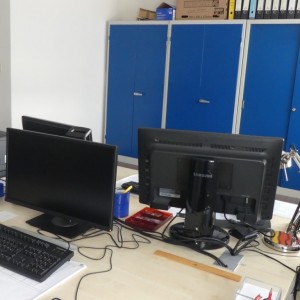 Management and training with two workstations