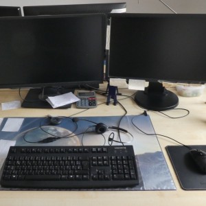 Dispatching with workstations for up to two agents