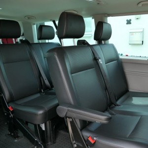 VW Caravelle of the company Rudolf with seating rows