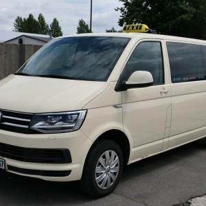 VW Caravelle of the company Rudolf for 8 passengers