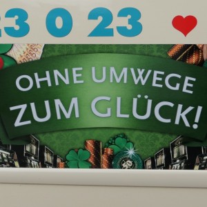 Spielbank Wolfsburg with slogan